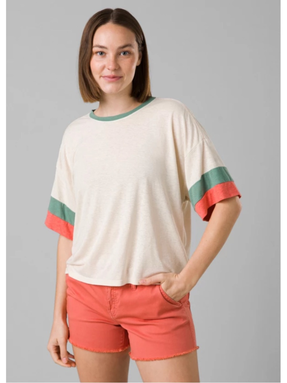 PrAna Cozy Up Skywalk Tee Shirt - XS
